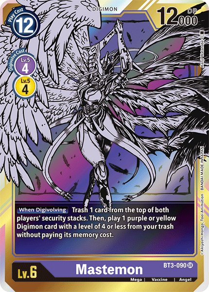 Mastemon [BT3-090] (Alternate Art) [Release Special Booster Ver.1.5] | Play N Trade Winnipeg