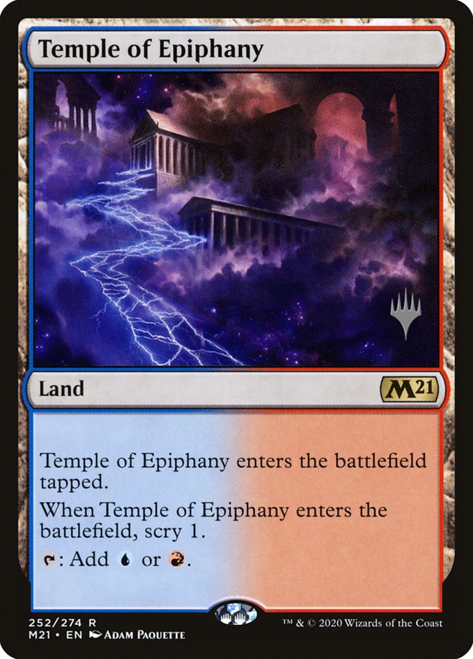 Temple of Epiphany (Promo Pack) [Core Set 2021 Promos] | Play N Trade Winnipeg