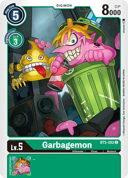 Garbagemon [BT5-052] [Battle of Omni] | Play N Trade Winnipeg