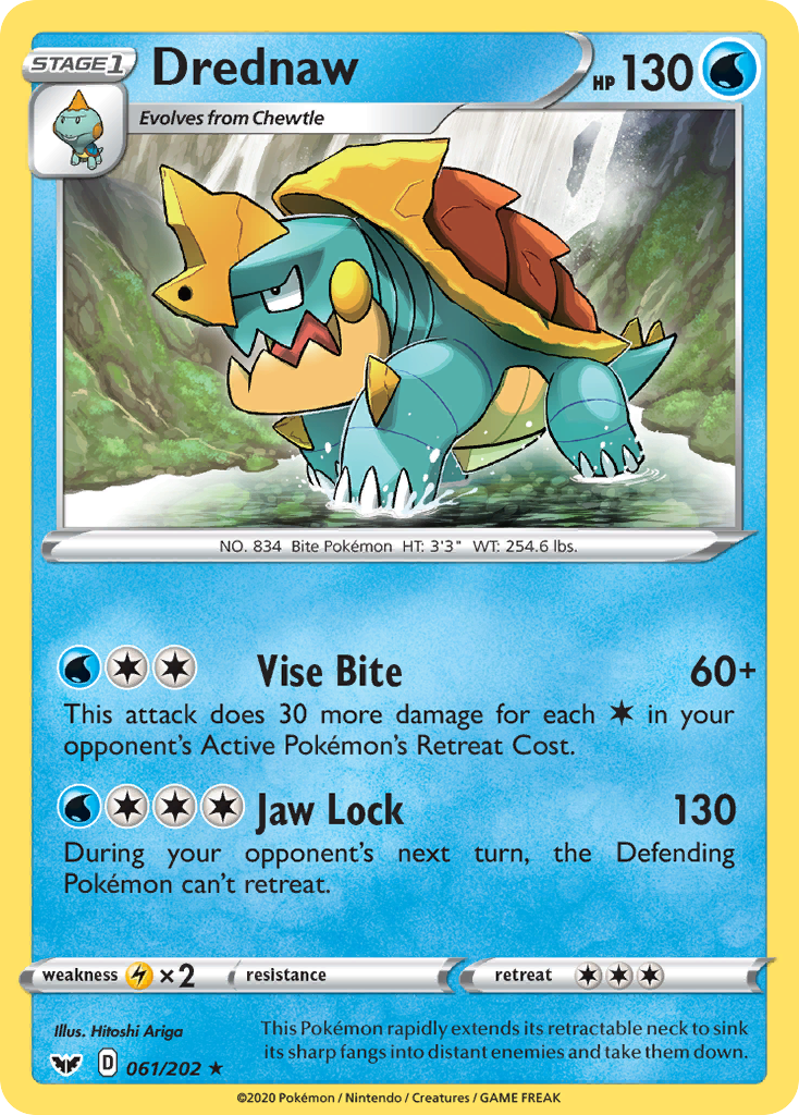 Drednaw (061/202) [Sword & Shield: Base Set] | Play N Trade Winnipeg