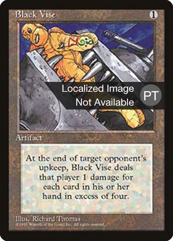 Black Vise [Fourth Edition (Foreign Black Border)] | Play N Trade Winnipeg