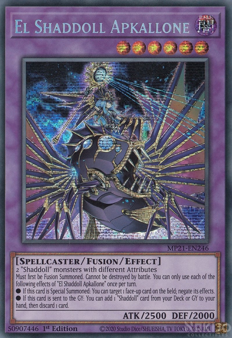 El Shaddoll Apkallone [MP21-EN246] Prismatic Secret Rare | Play N Trade Winnipeg