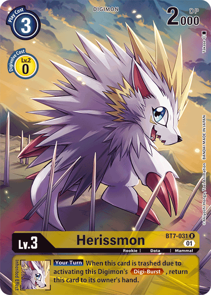 Herissmon [BT7-031] (Alternate Art) [Next Adventure] | Play N Trade Winnipeg