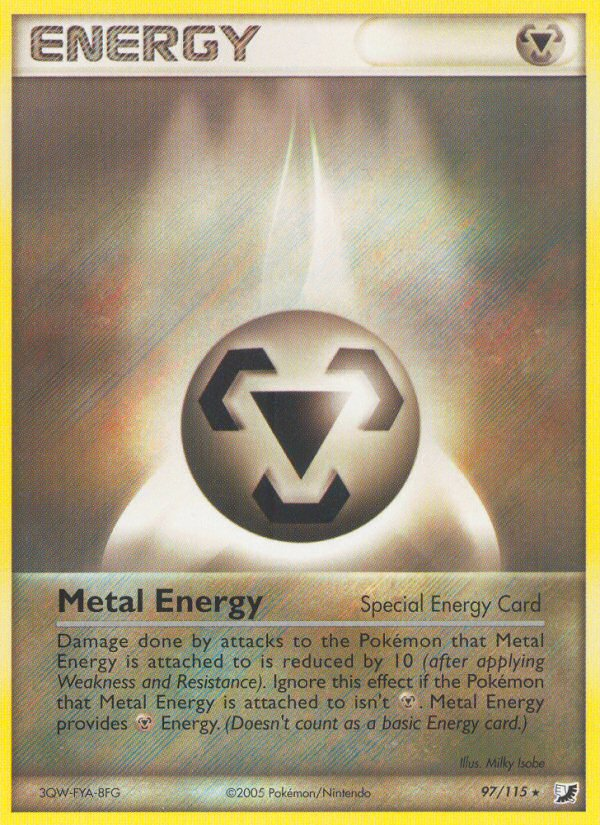 Metal Energy (97/115) [EX: Unseen Forces] | Play N Trade Winnipeg