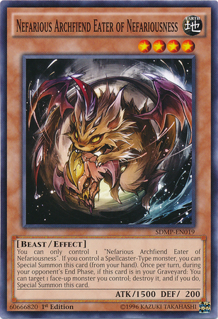 Nefarious Archfiend Eater of Nefariousness [SDMP-EN019] Common | Play N Trade Winnipeg