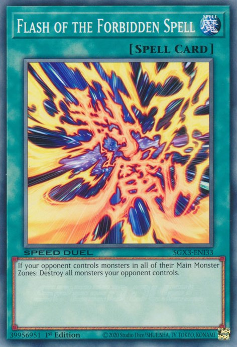 Flash of the Forbidden Spell [SGX3-ENI33] Common | Play N Trade Winnipeg