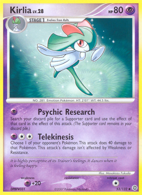 Kirlia (53/132) [Diamond & Pearl: Secret Wonders] | Play N Trade Winnipeg