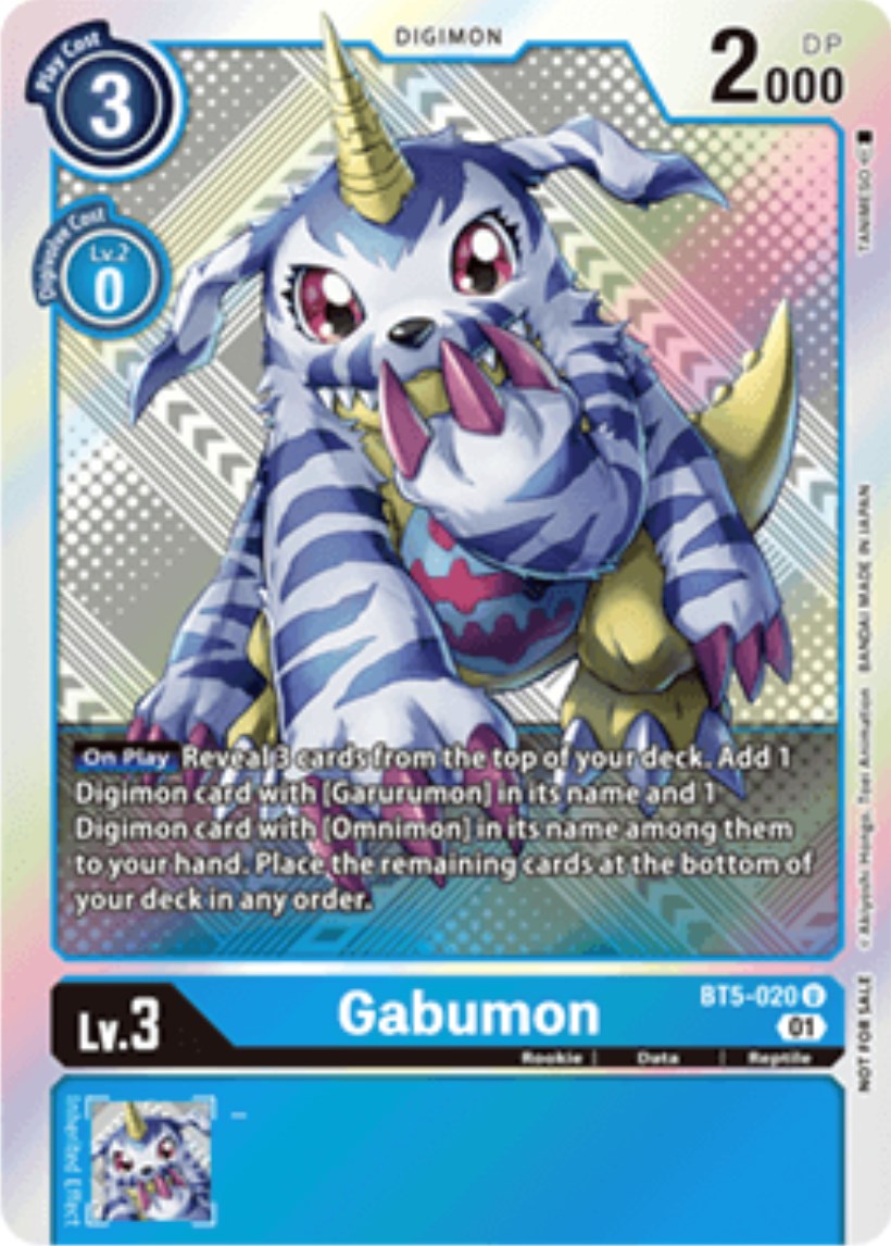 Gabumon [BT5-020] (X Record Pre-Release Tournament Winner Card) [X Record Pre-Release Promos] | Play N Trade Winnipeg