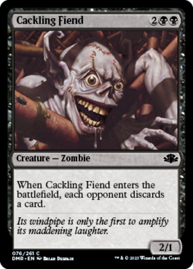 Cackling Fiend [Dominaria Remastered] | Play N Trade Winnipeg