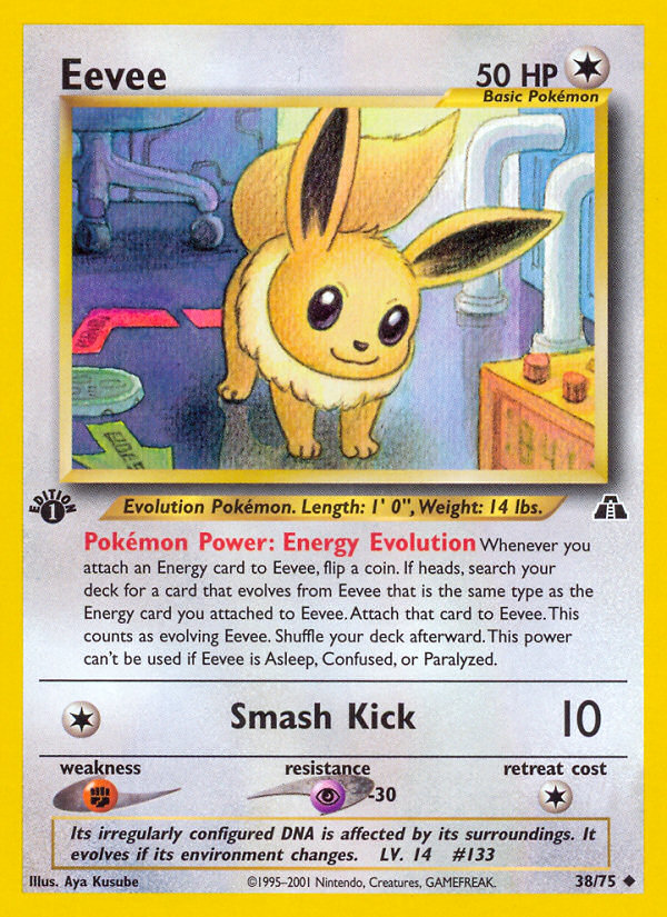 Eevee (38/75) [Neo Discovery 1st Edition] | Play N Trade Winnipeg