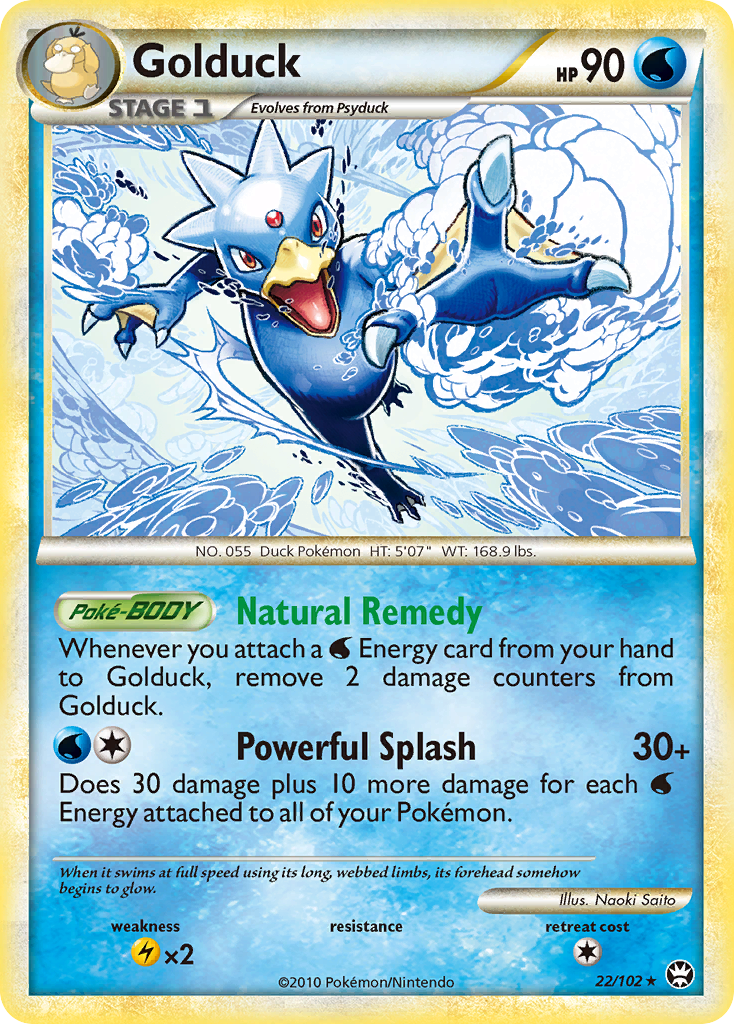 Golduck (22/102) [HeartGold & SoulSilver: Triumphant] | Play N Trade Winnipeg