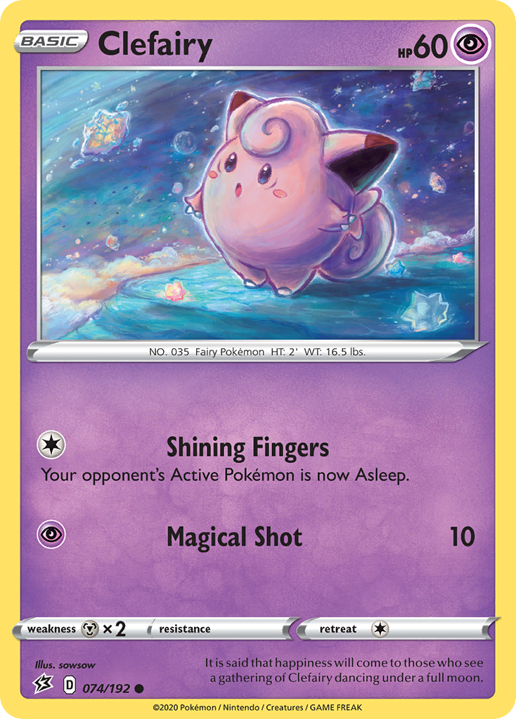 Clefairy (074/192) [Sword & Shield: Rebel Clash] | Play N Trade Winnipeg