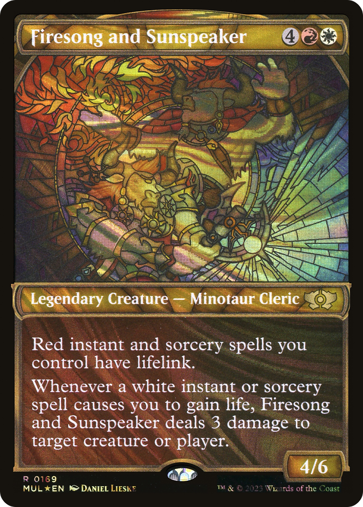 Firesong and Sunspeaker (Halo Foil) [Multiverse Legends] | Play N Trade Winnipeg