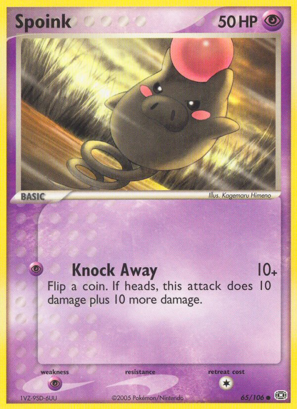 Spoink (65/106) [EX: Emerald] | Play N Trade Winnipeg