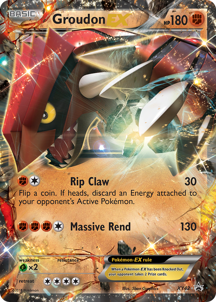 Groudon EX (XY42) [XY: Black Star Promos] | Play N Trade Winnipeg