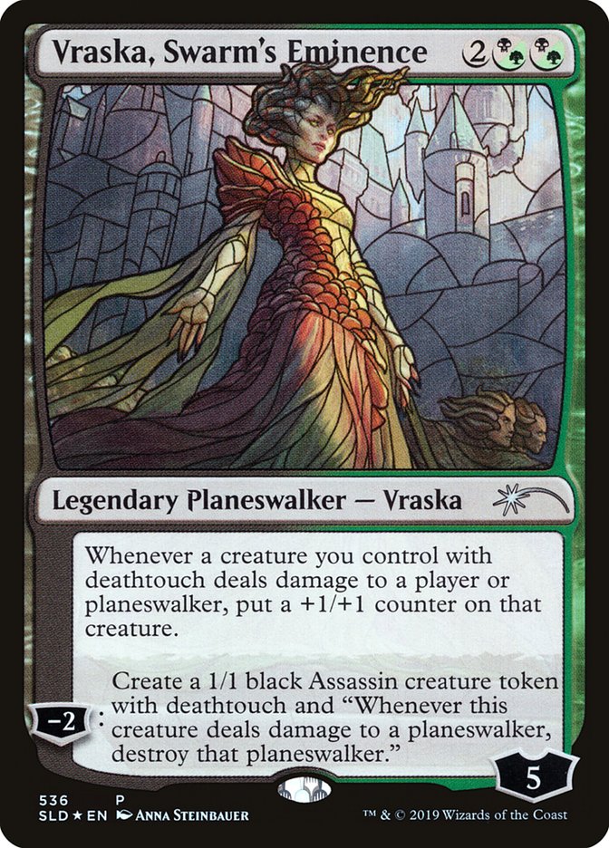 Vraska, Swarm's Eminence (Stained Glass) [Secret Lair Drop Promos] | Play N Trade Winnipeg