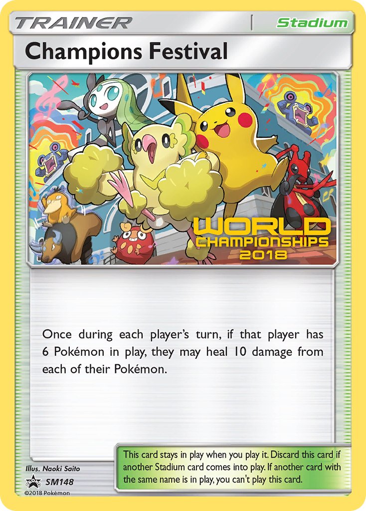 Champions Festival (SM148) (2018 Top Semi Finalist) [Sun & Moon: Black Star Promos] | Play N Trade Winnipeg