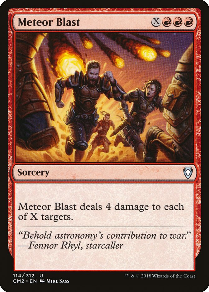 Meteor Blast [Commander Anthology Volume II] | Play N Trade Winnipeg