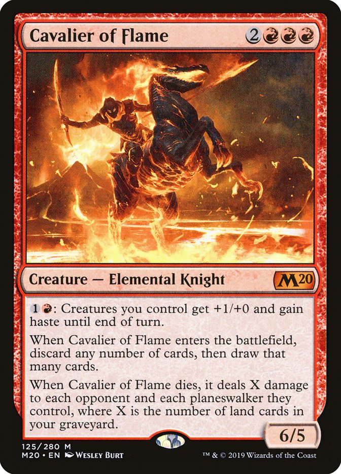 Cavalier of Flame [Core Set 2020] | Play N Trade Winnipeg