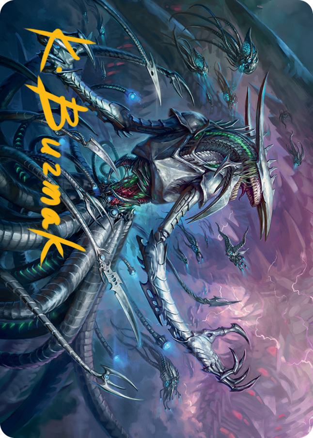 Jin-Gitaxias Art Card (Gold-Stamped Signature) [March of the Machine Art Series] | Play N Trade Winnipeg