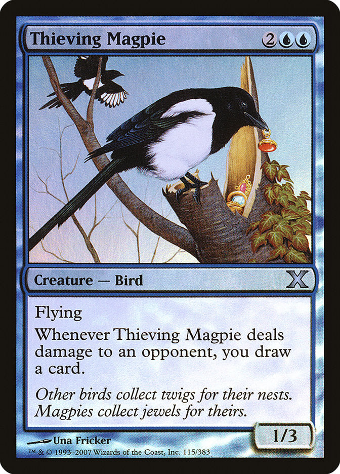 Thieving Magpie (Premium Foil) [Tenth Edition] | Play N Trade Winnipeg