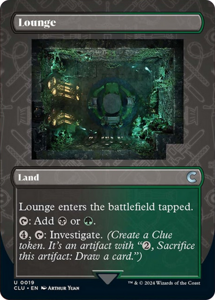Lounge (Borderless) [Ravnica: Clue Edition] | Play N Trade Winnipeg