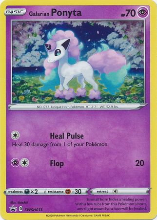 Galarian Ponyta (SWSH013) [Sword & Shield: Black Star Promos] | Play N Trade Winnipeg