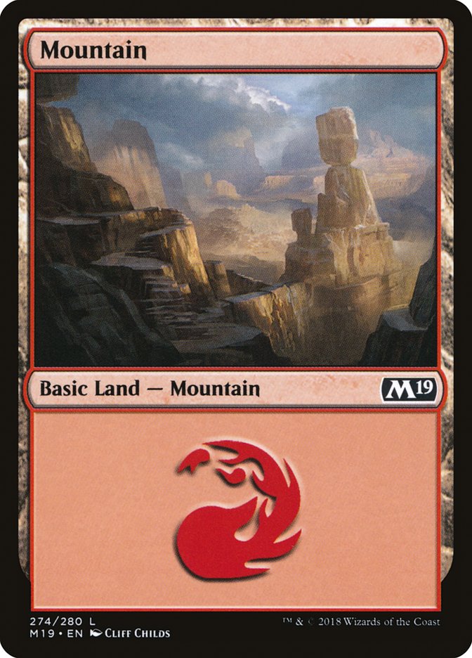 Mountain (274) [Core Set 2019] | Play N Trade Winnipeg