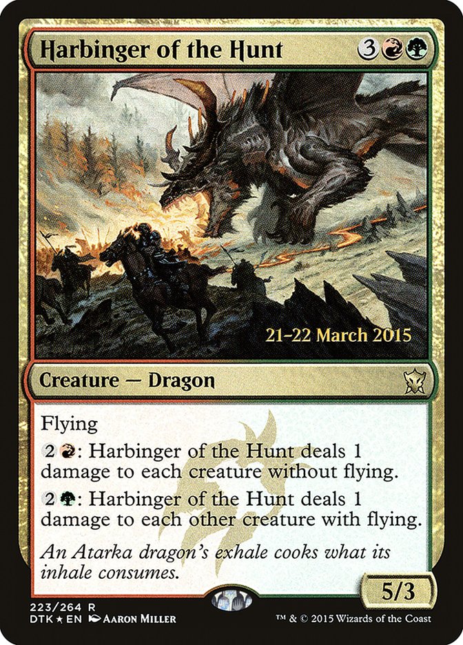 Harbinger of the Hunt  [Dragons of Tarkir Prerelease Promos] | Play N Trade Winnipeg