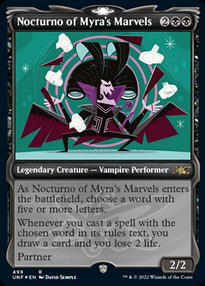 Nocturno of Myra's Marvels (Showcase) (Galaxy Foil) [Unfinity] | Play N Trade Winnipeg