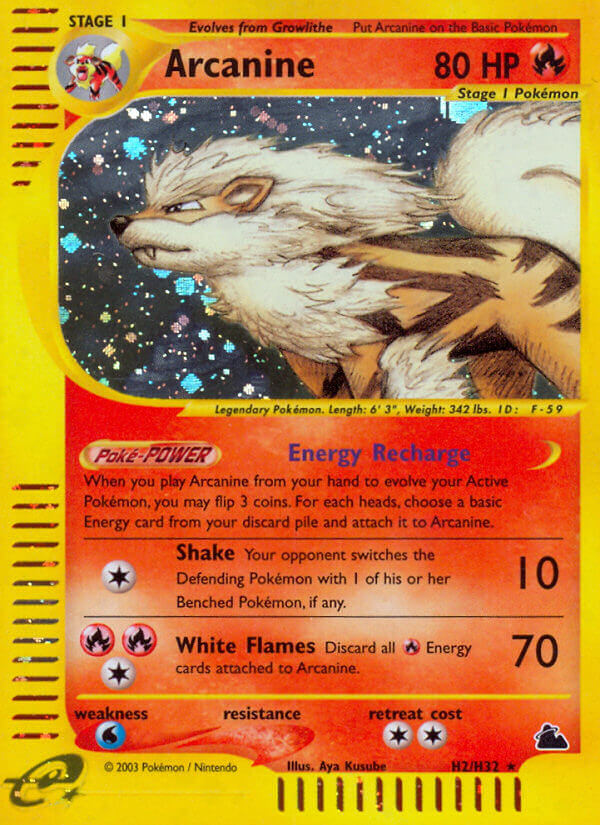 Arcanine (H2/H32) [Skyridge] | Play N Trade Winnipeg