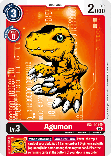 Agumon [EX1-001] [Classic Collection] | Play N Trade Winnipeg