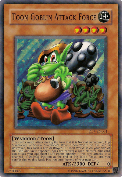 Toon Goblin Attack Force [DL7-EN001] Super Rare | Play N Trade Winnipeg