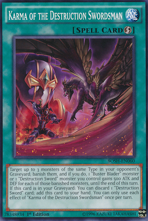 Karma of the Destruction Swordsman [BOSH-EN060] Common | Play N Trade Winnipeg