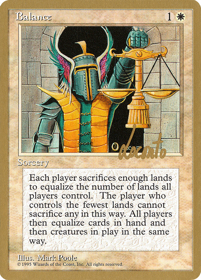 Balance (Michael Loconto) [Pro Tour Collector Set] | Play N Trade Winnipeg