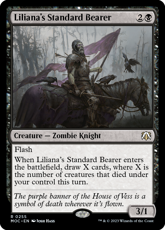 Liliana's Standard Bearer [March of the Machine Commander] | Play N Trade Winnipeg