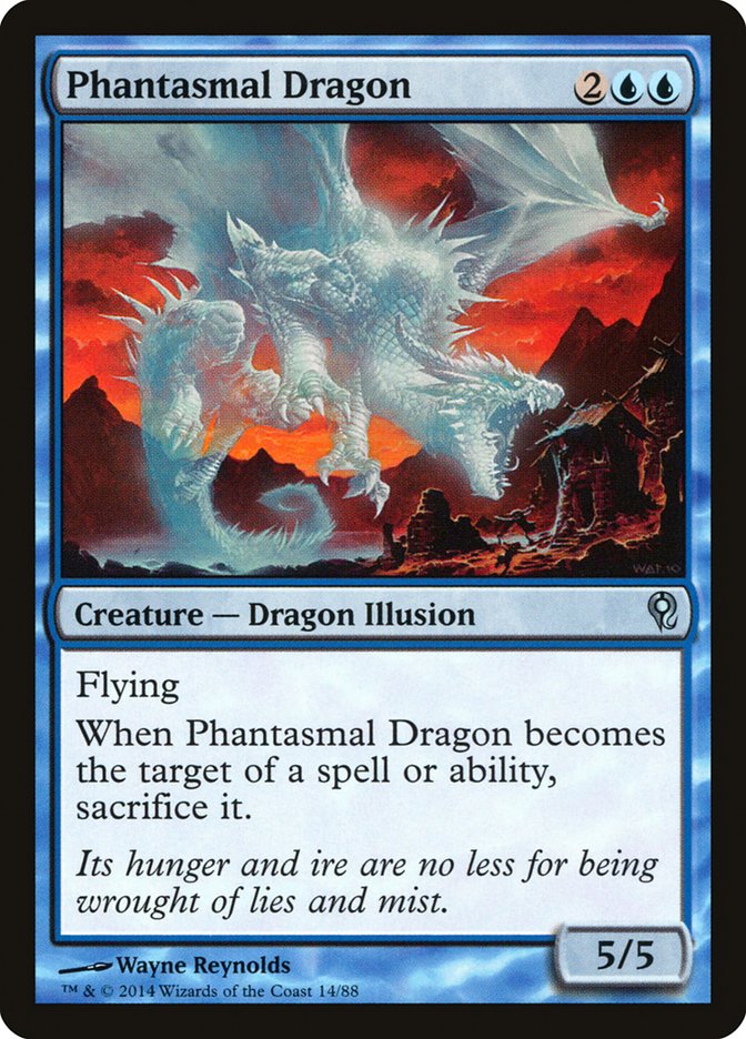 Phantasmal Dragon [Duel Decks: Jace vs. Vraska] | Play N Trade Winnipeg