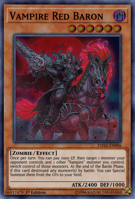 Vampire Red Baron [DASA-EN006] Super Rare | Play N Trade Winnipeg