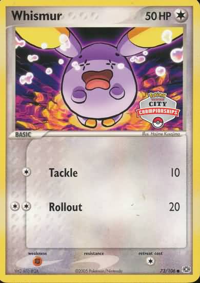 Whismur (73/106) (City Championship) [EX: Emerald] | Play N Trade Winnipeg