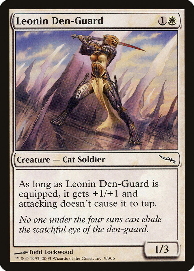 Leonin Den-Guard [Mirrodin] | Play N Trade Winnipeg