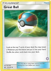 Great Ball (119/149) (Deck Exclusive #25) [Sun & Moon: Trainer Kit - Alolan Sandslash] | Play N Trade Winnipeg