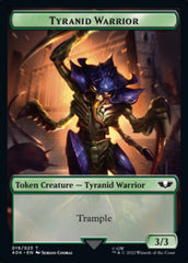Tyranid (017) // Tyranid Warrior Double-sided Token (Surge Foil) [Universes Beyond: Warhammer 40,000 Tokens] | Play N Trade Winnipeg