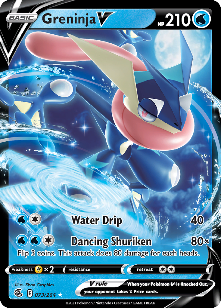 Greninja V (073/264) (Intro Deck) [Sword & Shield: Fusion Strike] | Play N Trade Winnipeg