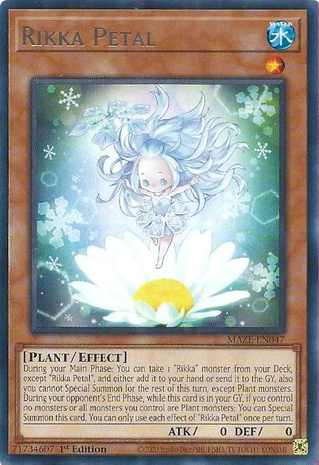 Rikka Petal [MAZE-EN047] Rare | Play N Trade Winnipeg