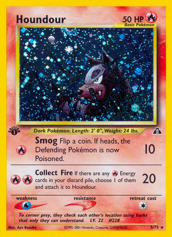 Houndour (5/75) [Neo Discovery 1st Edition] | Play N Trade Winnipeg