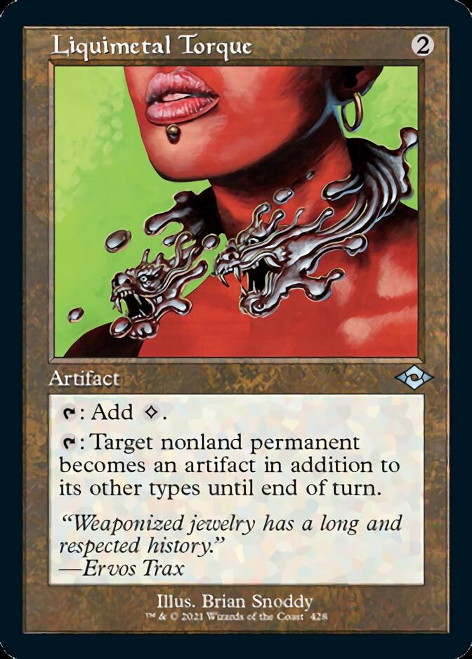 Liquimetal Torque (Retro Foil Etched) [Modern Horizons 2] | Play N Trade Winnipeg