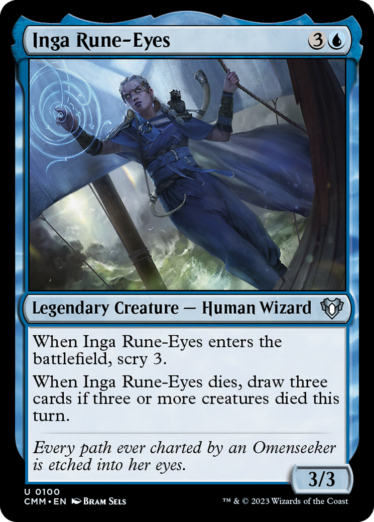 Inga Rune-Eyes [Commander Masters] | Play N Trade Winnipeg