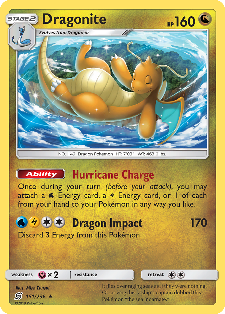 Dragonite (151/236) [Sun & Moon: Unified Minds] | Play N Trade Winnipeg