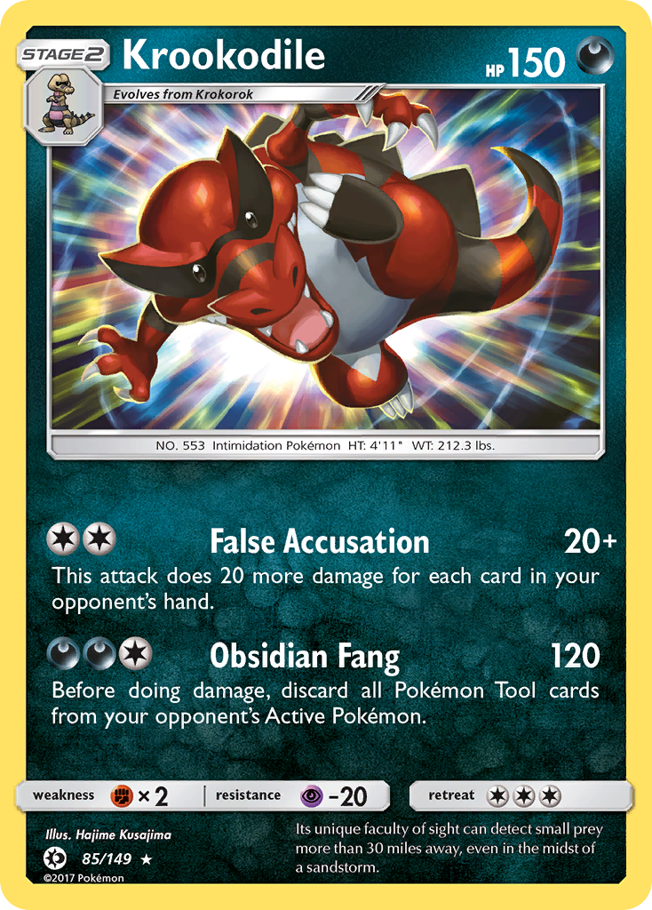 Krookodile (85/149) [Sun & Moon: Base Set] | Play N Trade Winnipeg