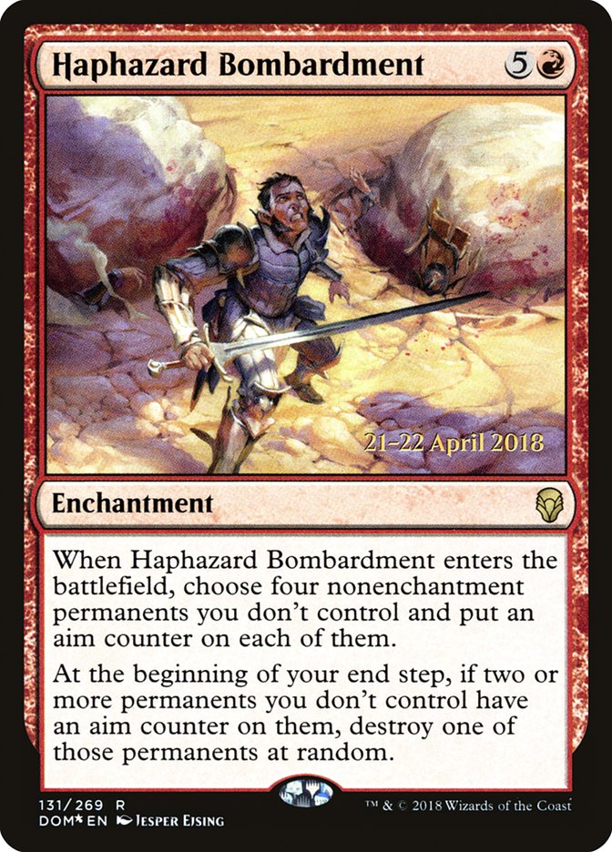 Haphazard Bombardment  [Dominaria Prerelease Promos] | Play N Trade Winnipeg